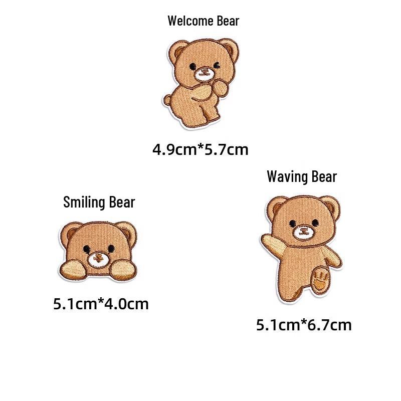 Самоклеящаяся вышитая заплатка для пуховика для стирки, без следов для ремонта одежды