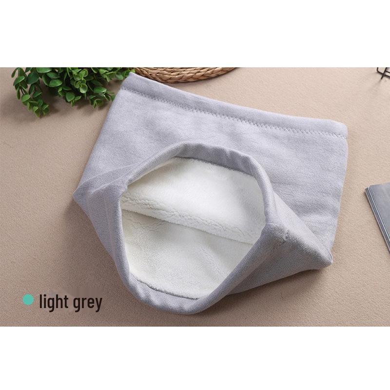 Унисекс утолщенный бархатный пояс для защиты талии - зимний трикотажный хлопок для защиты от холода для дополнительного тепла