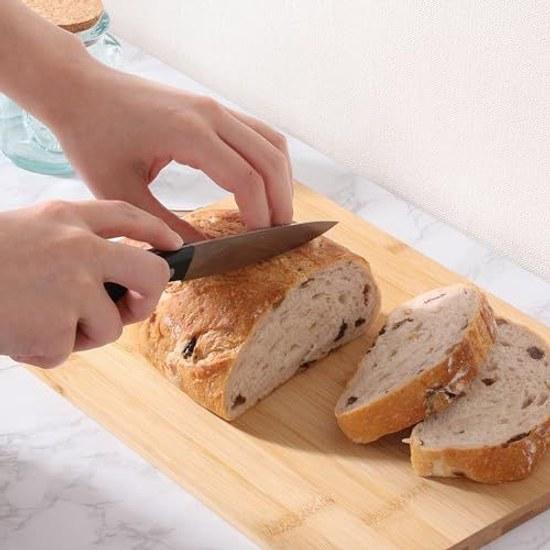 Fuji Boeki Cutting Board Width 35 Depth 24 Height 1.2 cm Natural Bamboo Antibacterial Quick-Drying 40114
