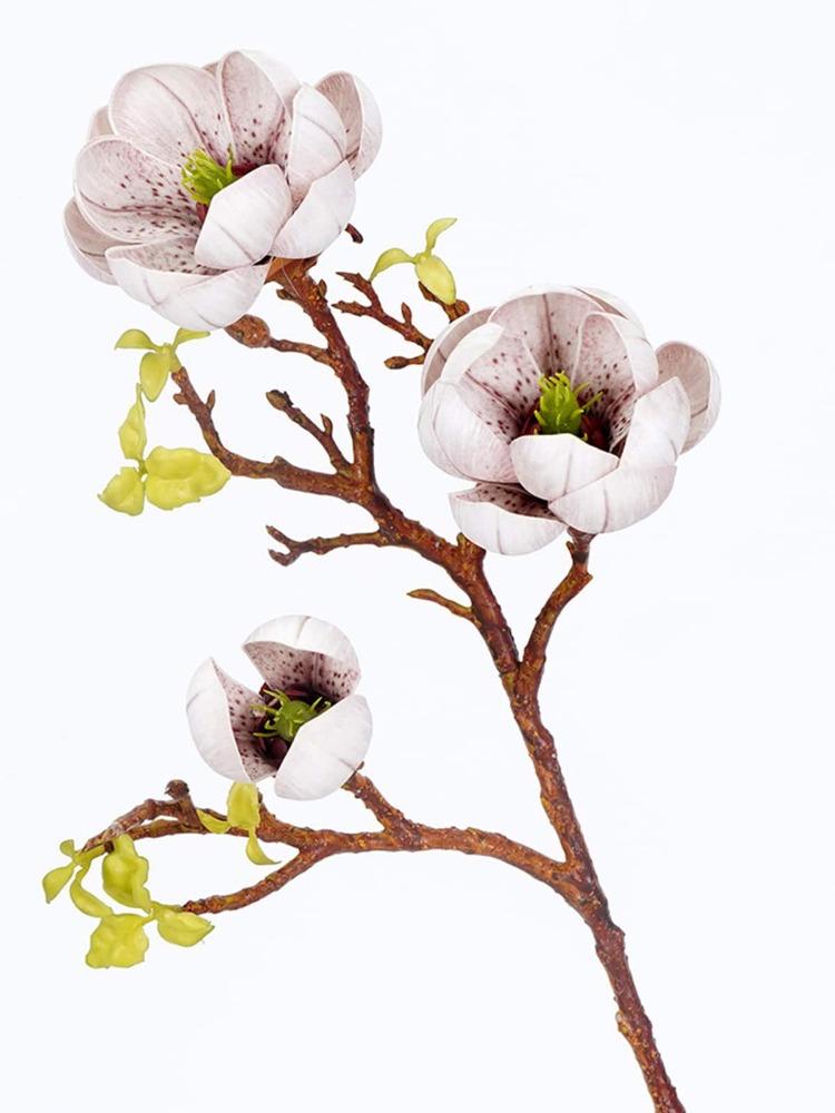 3 шт. искусственных цветов магнолии цветок EVA для реквизита для фотосъемки свадьбы в помещении на открытом воздухе дома украшения гостиной