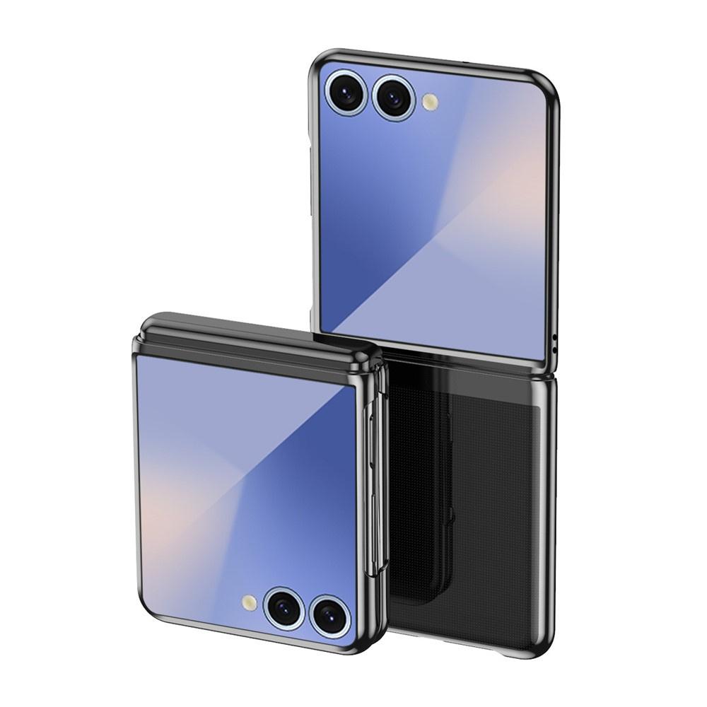 Transparent case for Samsung Galaxy Z Flip 8, Hard Case, Black Frame