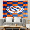 Montpellier Hérault Sc Crest Tapestry, Unique Design Tapestry, Suitable for Bedroom,Livingroom, Playroom,Heartwarming Fan Holiday Gifts