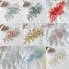 Вышивка пайетками Вышитые цветочные нашивки DIY Кружевные аппликации Нашивки с пайетками Платья