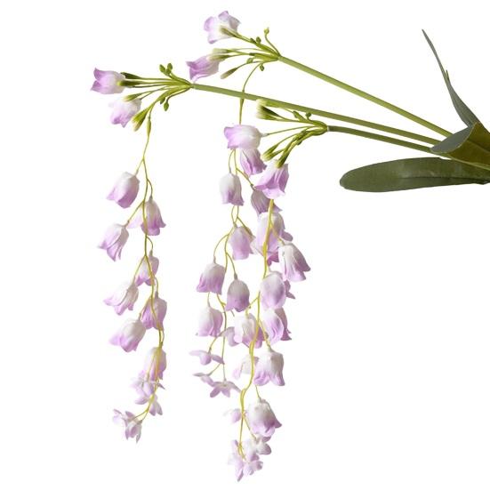 42,5" Длинный Стебель Ландыша Искусственная Подвесная Гирлянда из Цветов Ландыша для Высокой Вазы Свадебное Мероприятие Декор Заднего Плана Патио Садовая Комната