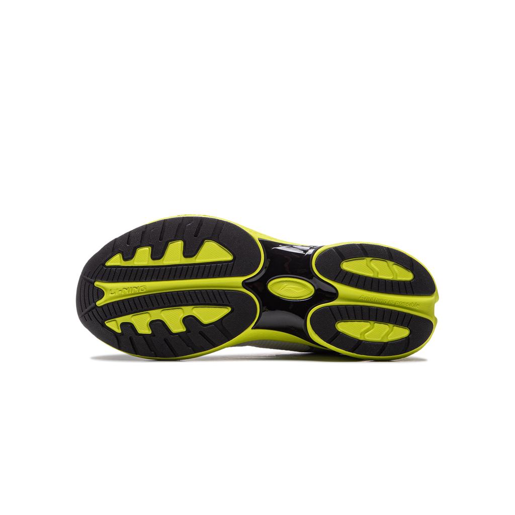 Li Ning Kids Fashion Anti-Kick Waterproof Low-Top Running Shoes Kids Sneaker Silver Gray YKFU126-5