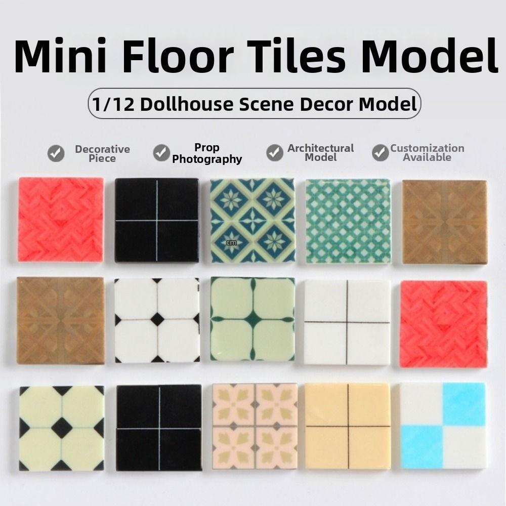 4 шт./компл. 1:Домик для кукол масштаба 1:12 Сборный пол Аксессуары для декора кукольного домика