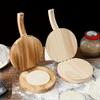 1pc Solid Wood Handmade Dumpling Wrapper Kitchen Dedicated Wrapper Maker Manual Press Dumpling Wrapper Artifact Home