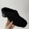 Туфли на высоком каблуке, роскошные меховые тапочки, женские, зима-весна, новые модные туфли-лодочки, сексуальные, плюшевые, хлопковые, шлепанцы, платье, женская обувь