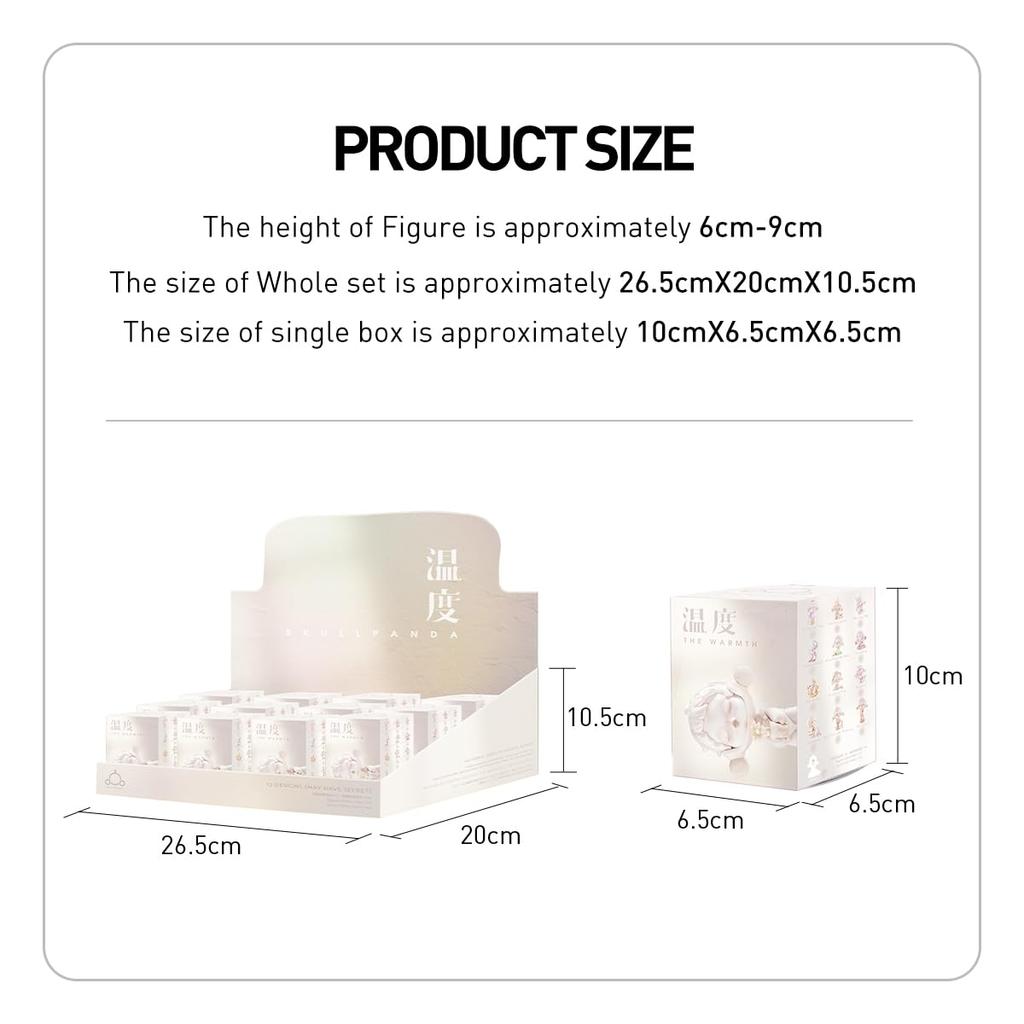 POP MART SKULLPANDA The Warmth Series Pop Mart Фигурка Мягкая виниловая Gacha Gacha Gacha Товары для персонажей Хорошая стильная игрушка [1 шт.]