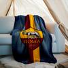 1PC AS Roma1 Football club Printed Soft Flannel Blanket Throw for Adult Bedroom Living Room Sofa Camping Travel Fan gifts Christmas Gifts