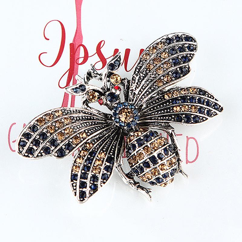 Маленькая пчелка насекомое брошь булавка брошь булавки ювелирные изделия подарок шикарный