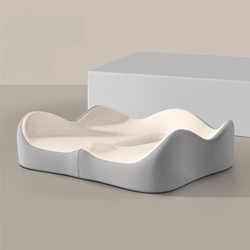 Подушка для сиденья с эргономичным дизайном, из пены с памятью, подходит для офисных кресел и инвалидных колясок