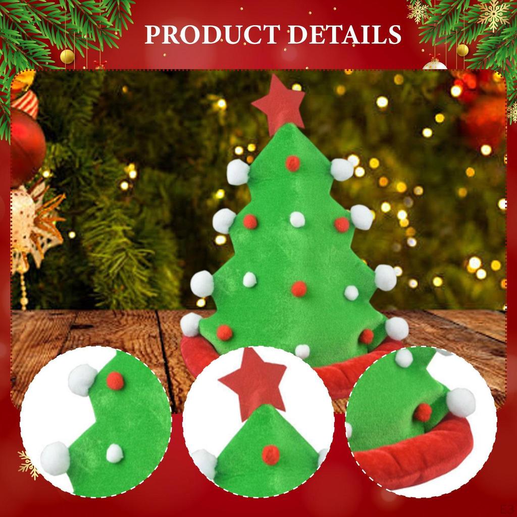 Рождественская шляпа Декор Головной убор для рождественской вечеринки Реквизит для сцены Ночной клуб