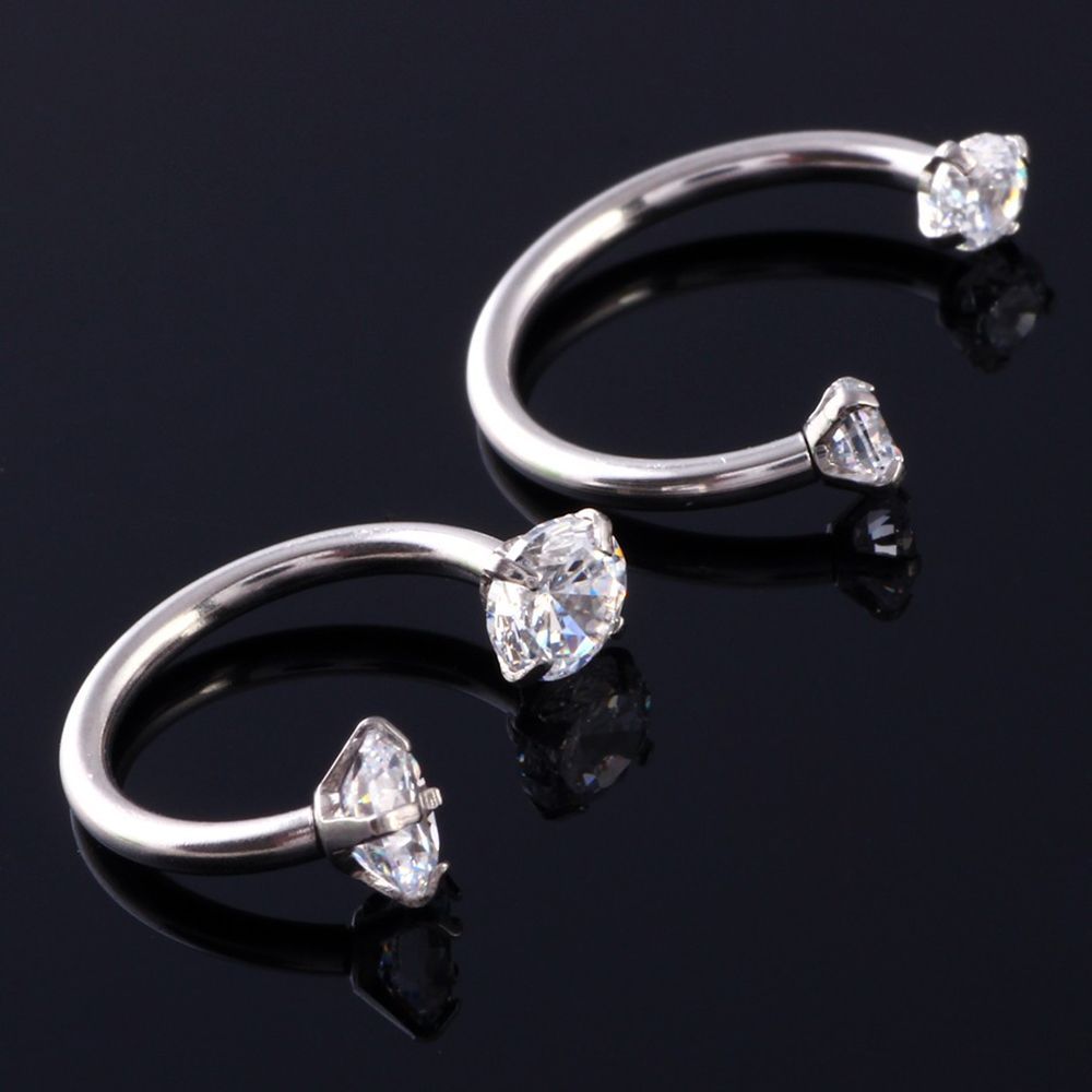 Hot Popular Piercing Septo Nose Lip Helix Captive Hoop Ring Jewelry Septum Cartilage Eyebrow Ear