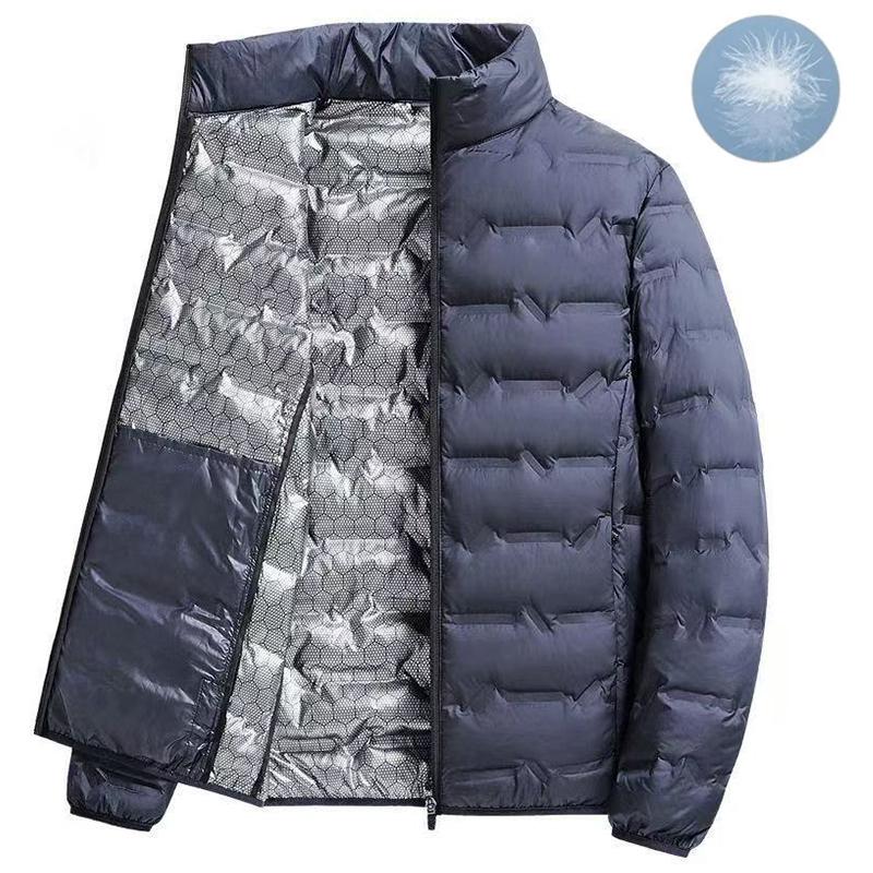 Men Winter White Duck Down Jacket Warm Thick Windproof Waterproof Puffer Jacket Hooded High Quality Ultralight Down Jacket Male
