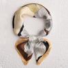 New Women's Silk Scarf Flower Silk Scarf Square Scarf Light Luxury Style 70 Square Scarf Spring and Autumn Silk Scarf