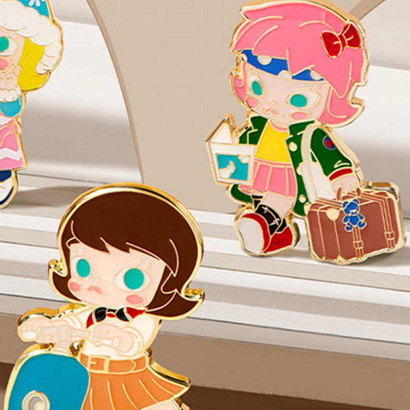 POP MART Molly Fantasy Hobo Коллекция Мемо Значок Слепая Коробка Продукты, Одна Таинственная Коробка