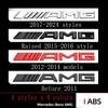 DHP3  New 2025 Hot AMG Logo Car Tail Trunk Auto Emblem Sticker Accessories For Mercedes Benz Brabus Smart Maybach W204 GLC CLA W205 W2