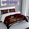 3pcs Washington Commanders pattern bedding set duvet cover set includes duvet cover &pillowcases, perfect all season bedroom decoration & gift
