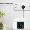 UN UK RU Standard Wall Light Switch Power Socket,18W Plug Type-C USB Quick Charging Universal 5-pin Tempered Glass Socket Outlet