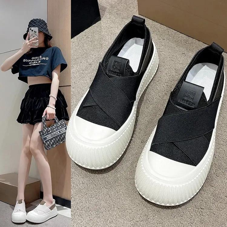 Модная весна-лето, новая дизайнерская женская обувь, модная повседневная дышащая обувь для рыбалки, женская легкая вулканизированная обувь