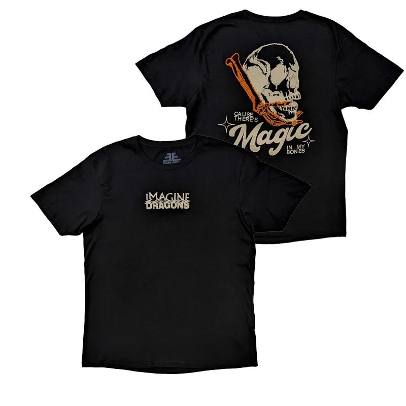 Imagine Dragons Vintage T-shirt Rock Band Music Funny Cotton Men T Shirt New Tee Tshirt Womens Tops