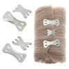 Elastic Bandage Buckle Sports Fasten Buckles Clip Replacement Metal Clips Fixation Clamps Hooks