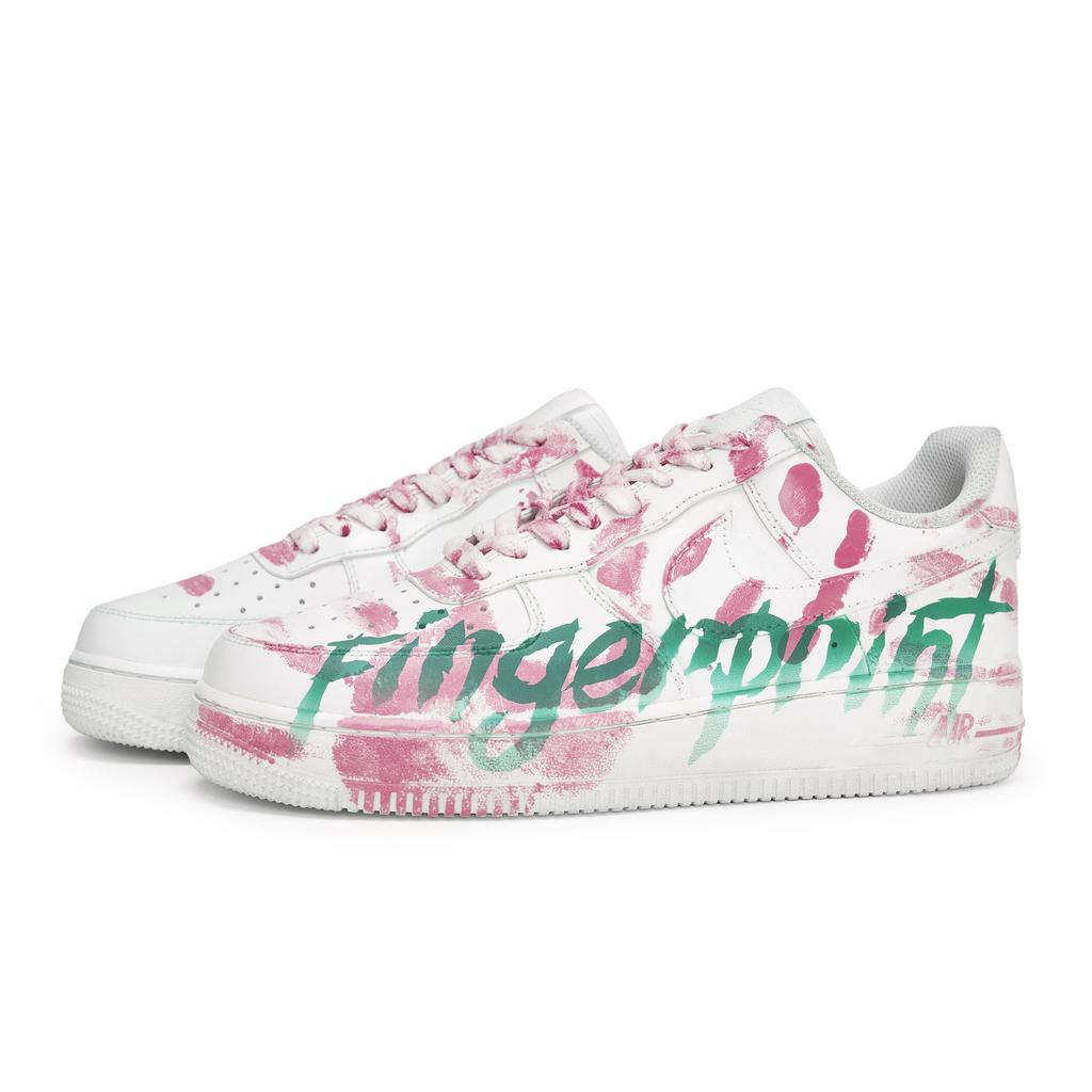 Nike Air Force 1 Специальная коробка для обуви Нескользящая Устойчивая к истиранию Низкие кеды для скейтбординга Унисекс Белый Розовый Зеленый CW2288-111(Team80-S-BOX)