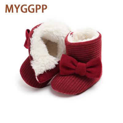 Зимние детские хлопковые сапоги MYGGPP с мягкой подкладкой, зимние сапоги, детская обувь на мягкой подошве, детская обувь для малышей 0–1 года