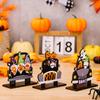 Halloween Decorations Wood Signs Pumpkin Dwarf Table Centerpiece Halloween Table Decor For Home Living Room Decor