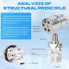 Self Regulating Water Tank Valves Set Includes Installation Accessories Multi Purpose Float Control Valves for Plumbing