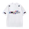 D06-117 MINISO 2026 Лето BMW Motorsport Мужская Женская 100% Хлопок Футболка Фанат Гоночных Автомобилей Повседневная С Коротким Рукавом Круглый Вырез Топ