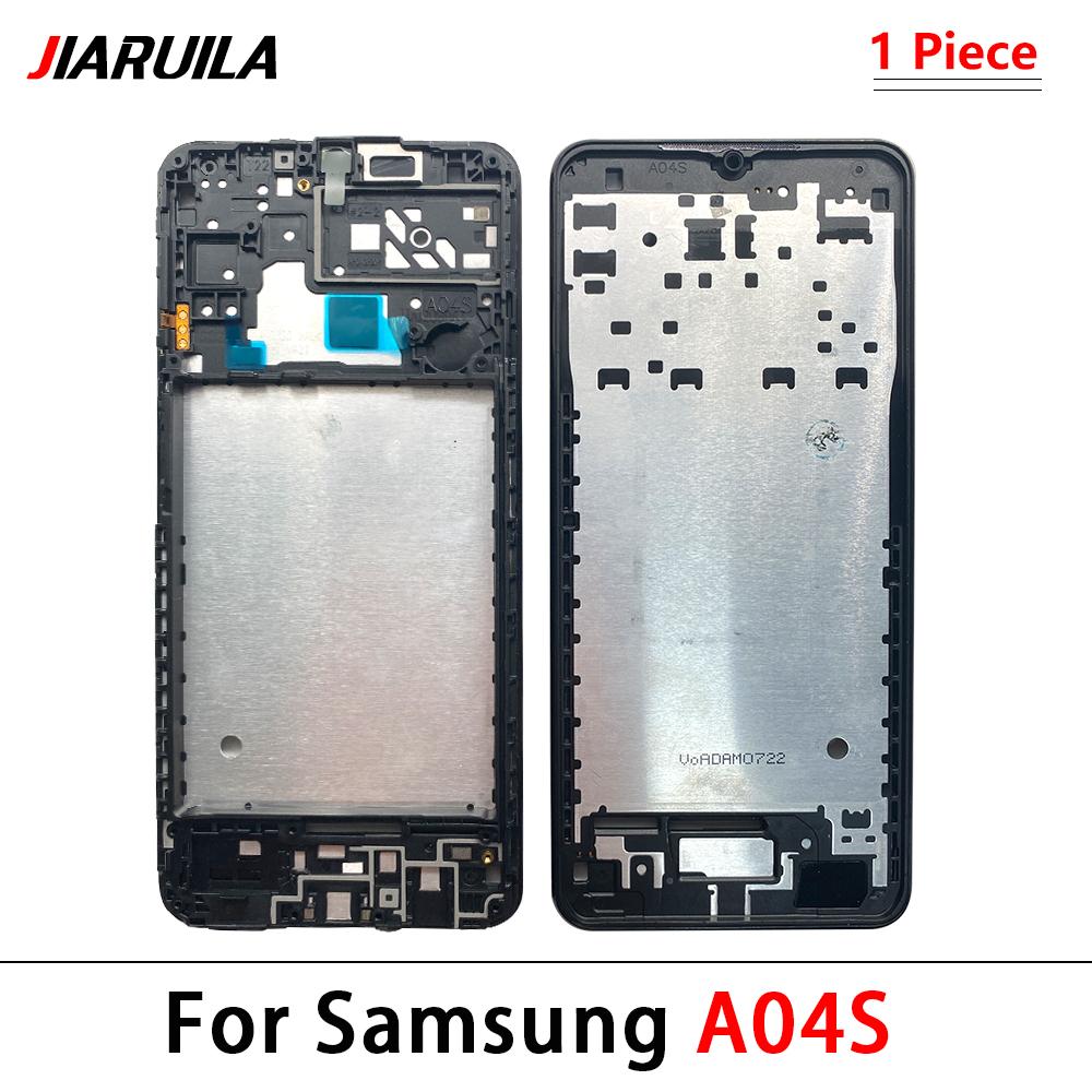 Housing Middle Frame LCD Bezel Plate Panel Chassis For Samsung A04s A14 A22 4G A03S A34 A54 A73 Front Frame Housing Bezel Repair