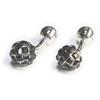 Запонки Kamakura Cufflinks Studio Punk Black Crystal Cufflinks cf234