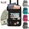 1 RFlD Shielded Travel Passport Neck Strap Bag, Anti-theft and Durable, a Must-have Storage Bag for Neutral Airports. Zwq