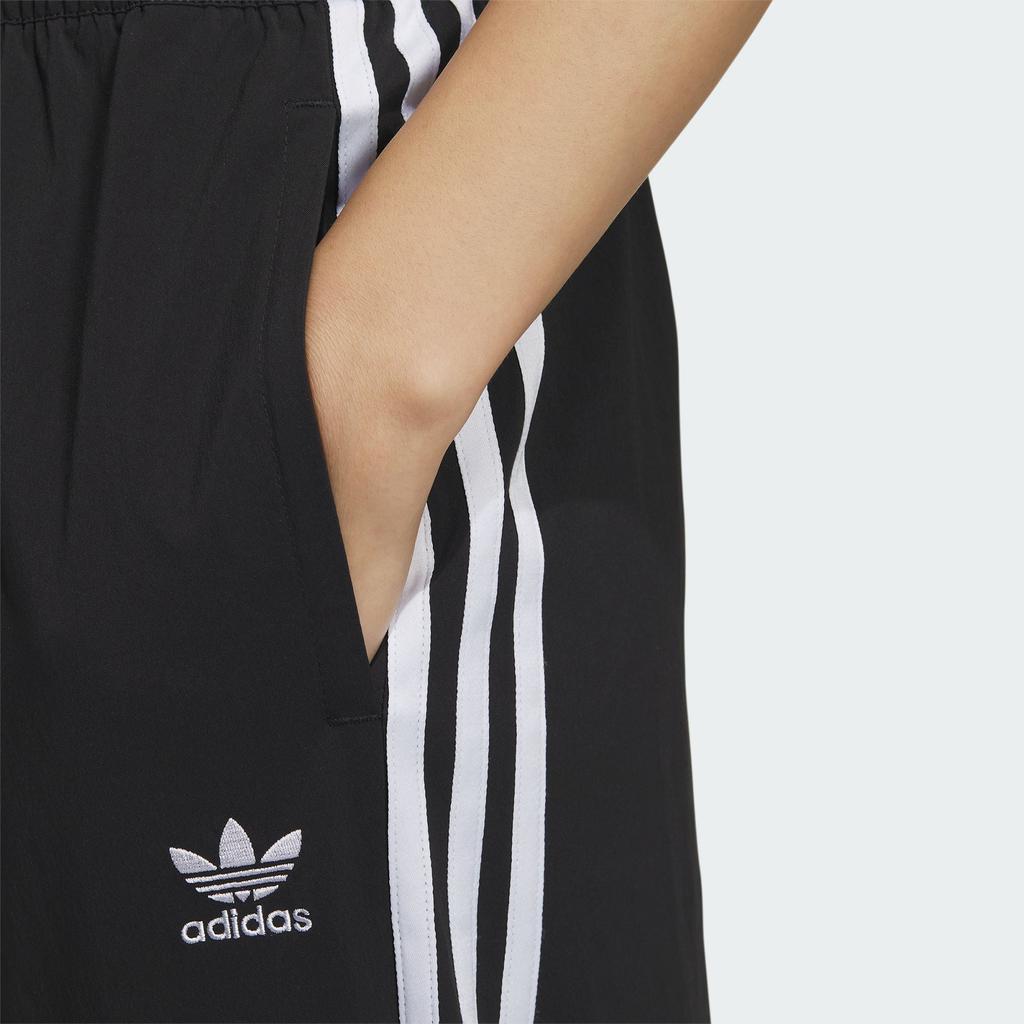 Adidas Капри с тремя полосками и логотипом, женские брюки, черные IK8679