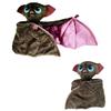 Soft Bat Animal Plush Toy, Realistic Bat Design Doll with Fluffy Wings, Breathable Fabric Plush Animal Toy for Kids And Adults