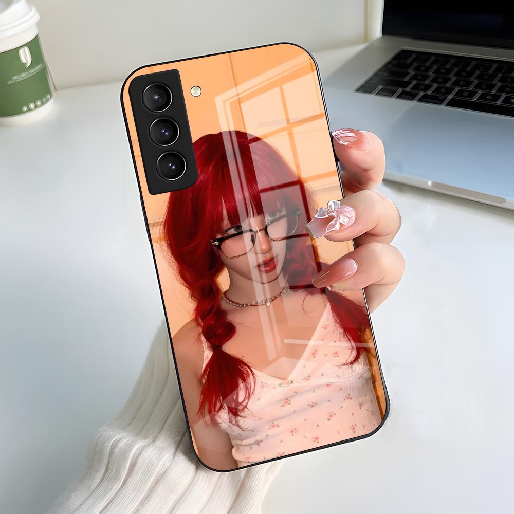 S-Singer Yuqi Phone Case For Samsung A56 A36 A26 A16 A15 A25 A35 A55 A14 A34 A24 A54 Glass Case