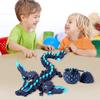 3D Printed Dragon Egg with Dragon Inside Fantasy Tabletop Decoration Articulated Animal Fidget Toy Collectible Christmas Stocking Stuffers for Kids