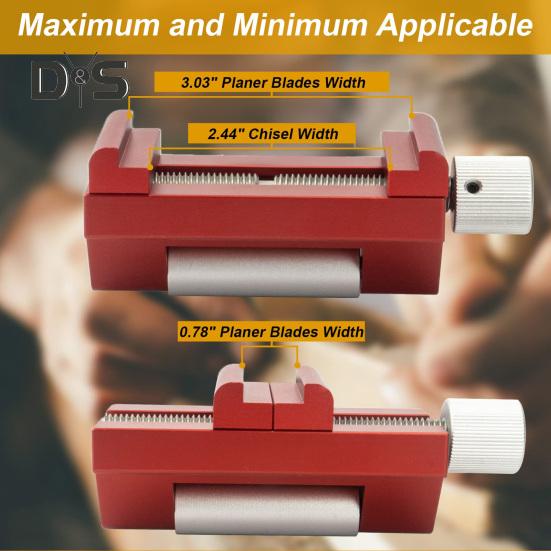 Honing Guide Sturdy Construction Adjustable Wear-resistant Wood Chisel Sharpening Holder Workshop Supply