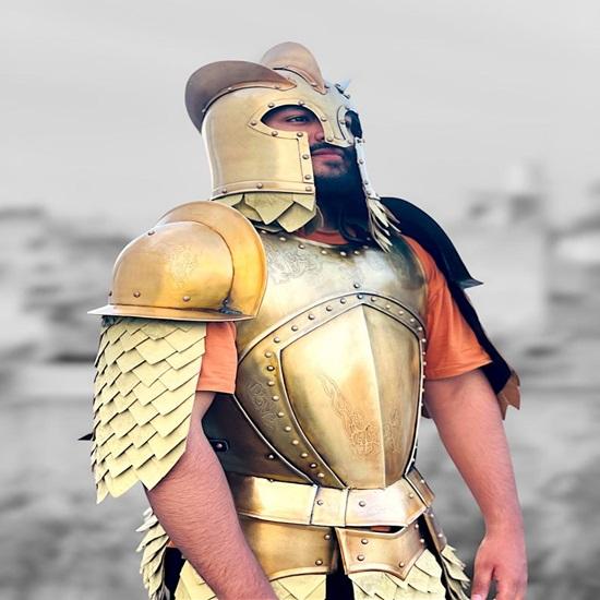 Lord of the Rings Cosplay Costume Armour  Medieval Armor Knight Half Suit Halloween Costume Best Gift For Him