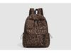 Leopard Print Women's Backpack - Large Capacity Autumn/Winter Bookbag for Students