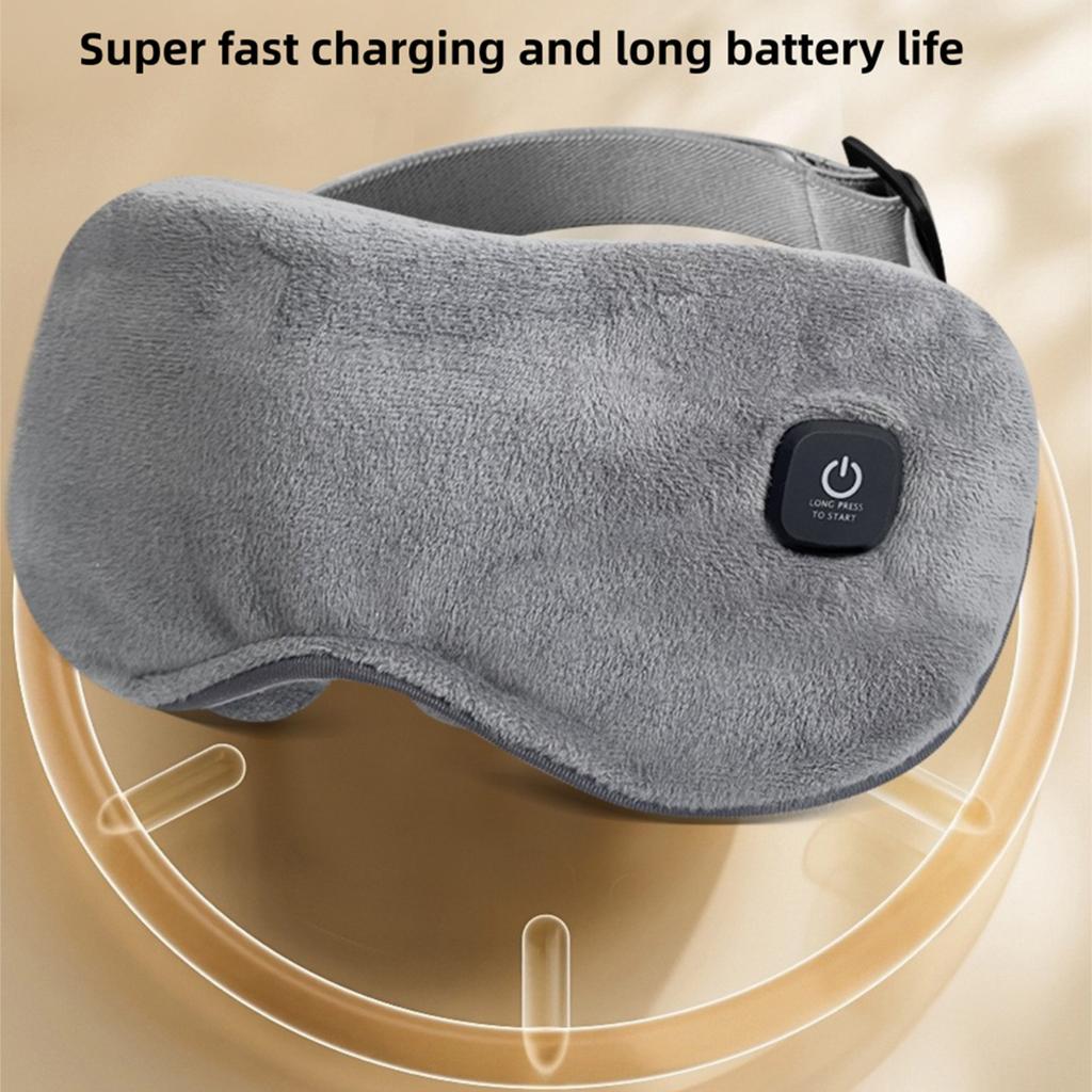 Heated Eye Cover 3 Level Heating Warm Compress USB Electric Eye Heating Pad Rechargeable for Home Travel Warm Eye Compress