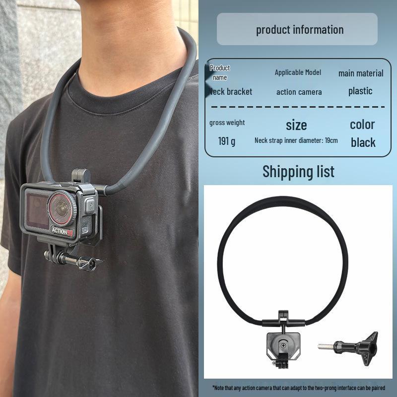Insta360 Ace2 Pro Magnetic Quick Release Neck Strap Mount for Action5/4/3 Cameras