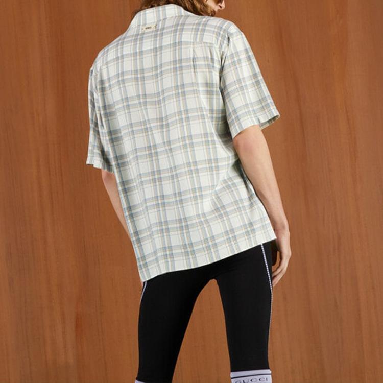 GUCCI Kariertes Bowling-Shirt 685946-ZAIKH-9738
