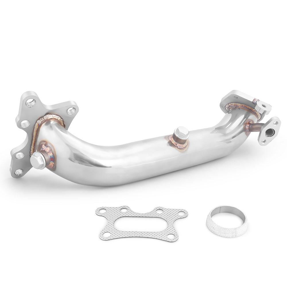 Turbo Exhaust Header Stainless Steel Catback Downpipe For Honda Civic 06-11 EX LX 2/4DR FG FA R18A