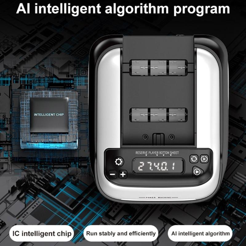 Интеллектуальный вращающийся автомат для раздачи карт: бесшумная работа и устойчивое основание для использования в профессиональных казино