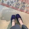 ~ Extravagant Satin Temperament Square Head Cross Strap Ballet Shoes Women Wear Flat Heels Light Mouth Single Shoes
