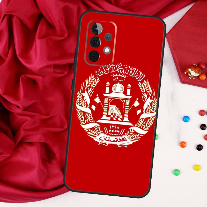 Афганский Афганистан Флаг Для Samsung Galaxy A26 A05 A06 A16 A54 A34 A14 A22 A32 A52 A55 A35 A15 A53 A13 A56 A36 Чехол