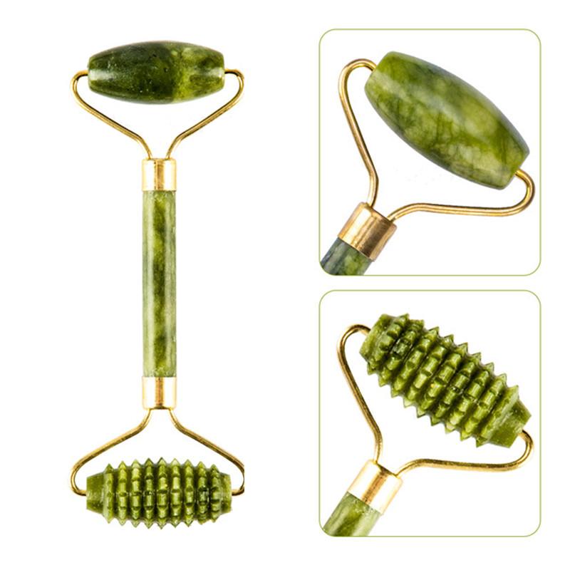 Массажер для лица Guasha Jade Roller Scraper Инструменты для ухода за кожей лица